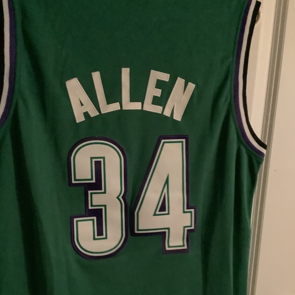 Ray Allen Milwaukee Bucks Throwback NBA Jersey Mens Large - Picture 7 of 8